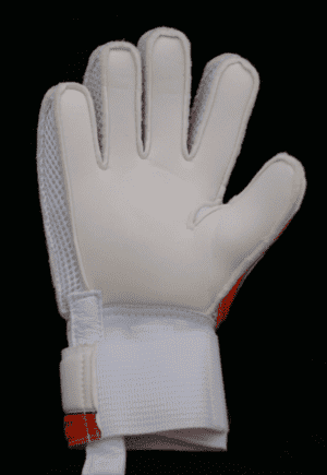 Binnenzijde van de super sterke F70 Keepershandschoen, met extra slijtvast contact foam voor langdurige prestaties. Ontworpen om intensieve wedstrijden en trainingen moeiteloos te weerstaan, terwijl grip en comfort behouden blijven.